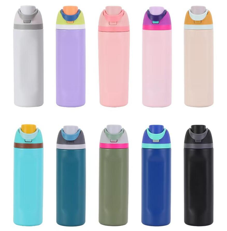Insulated Stainless Steel Water Bottle with Straw OWALA DHL Tumbler, BPA-Free, Great for Sports, Travel | 19oz, 24oz, 32oz dh910320090