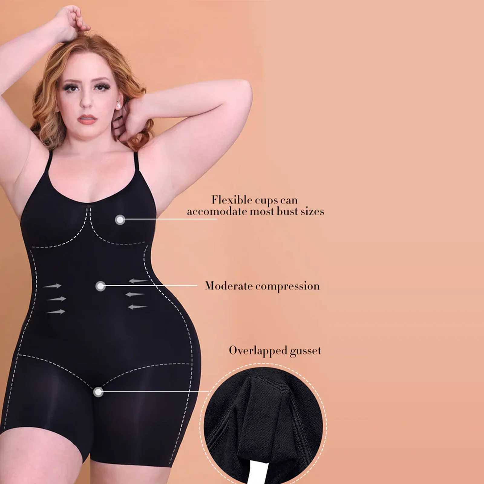 Hexin Seamless Bodysuit Butt Lifter Shapewear Waist Body Shaper Snactch Waist Shapewear Fajas Different ShadesXJ241028