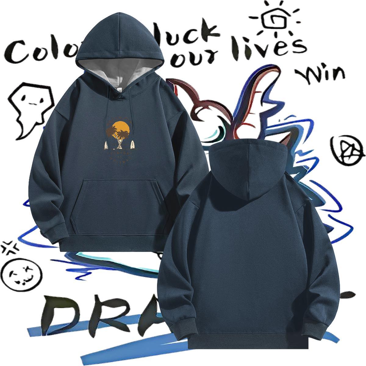 Fashion Man Hoodie Street TOP Quality Men's Hooded Sweatshirt Breathable Hooded Collar US/EU Size Clothings Tech Fleece