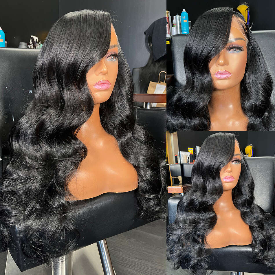 Bob Wig Body Wave Lace Front x Human Hair Frontal Short Wigs For Women Pre Plucked