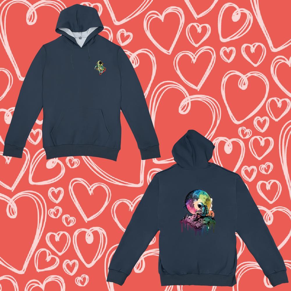 Fashion Hoodie Women Cartoon Print TOP Quality Hoodie for Man Woman Tops Pullover Hoodie Tech Fleece Breathable Drawstring Casual