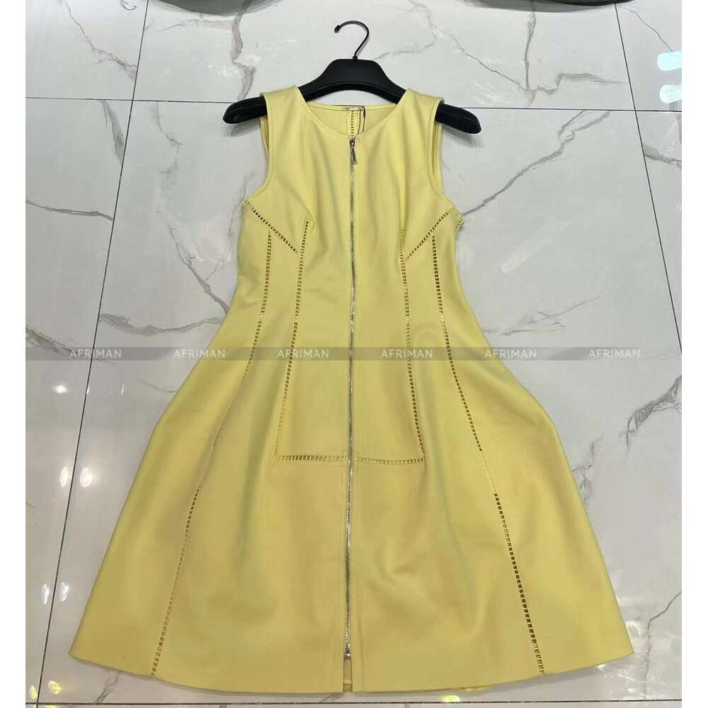 Women Slim Burned Wer Hollow Out Embroidery Sleeveless Vest Mini Dress