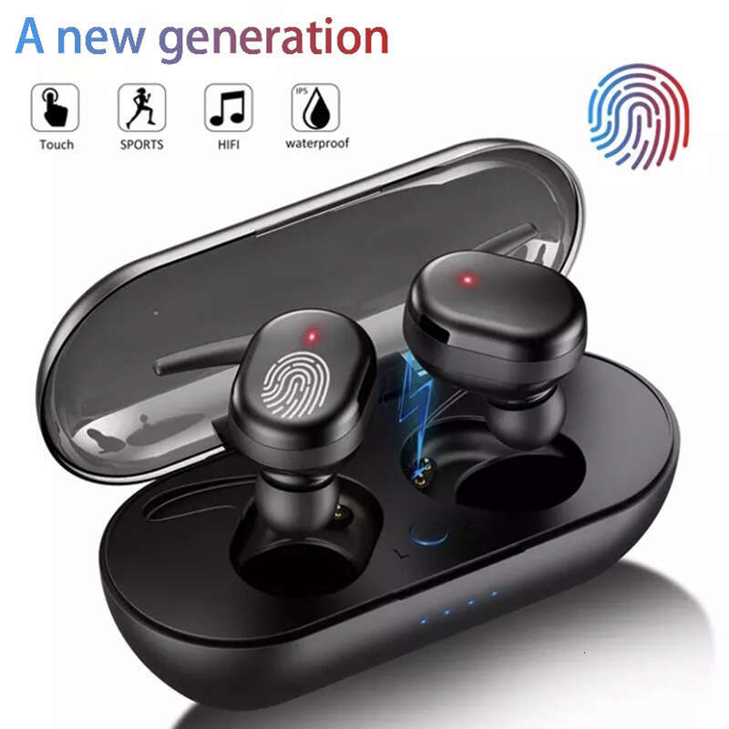 Y30,TWS Wireless Bluetooth Headphones,Earphones,Touch Control,Sports Earbuds,Microphone,Wor on All Smartphones,Music Headset
