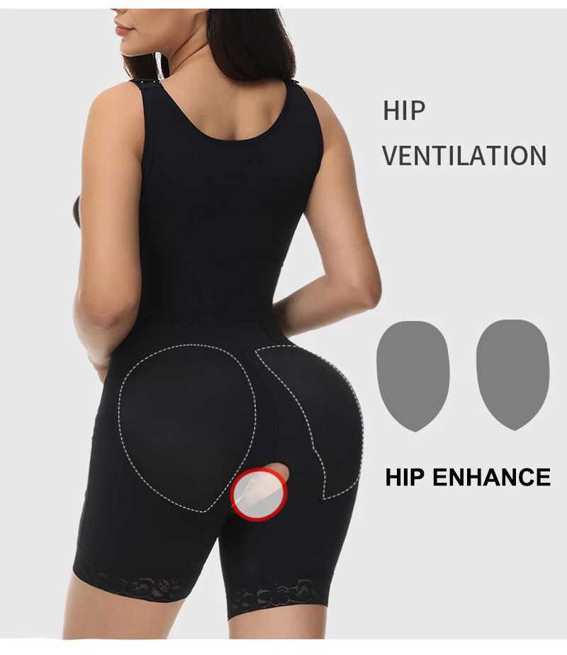 AfruliA Fajas Colombianas Girdles Full Body Shaper Post Surgery Shapewear Binders Slim Waist BBL High Compression CorsetXJ241028