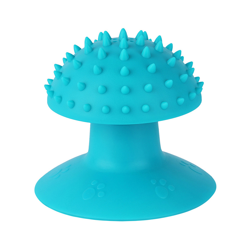 Self Groomer Brush: Caip Cat Scratcher, Massage Brush, TPR Sucker Itching Tool For Pet Grooming