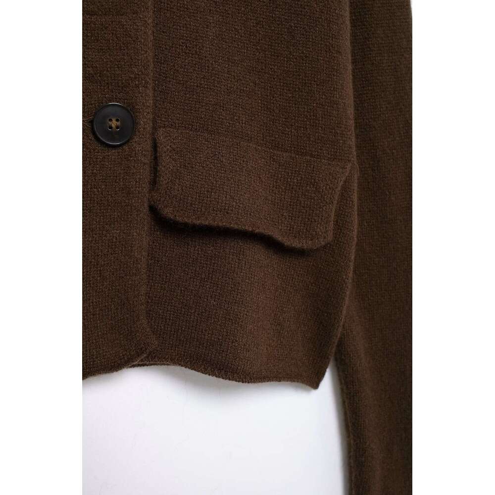 TRAFZA Women's Solid Slim Fit Cardigan Buttons Flap Spring Autumn New 2024 Fashion Casual Sweater