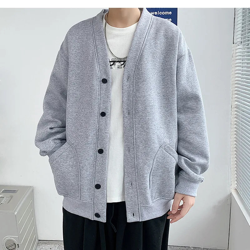 2023 Fashion Cardigan Mens Knit Winter Coats Business Casual Jackets Male Tops Man Coat Size M5Xl Knitwear 2 Colors 241024