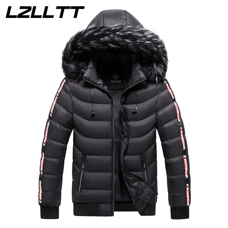 Winter Men Warm Hooded Parkas Jackets Mens Windbreaker Outwear Coats Autumn Detachable Hat Outfits Male y241024