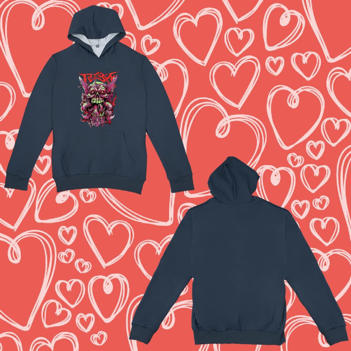2024 Hoodie Floral Print Comfortable Men Hoodie Top Hoody Street 350g Cotton Breathable Drawstring Hoodie