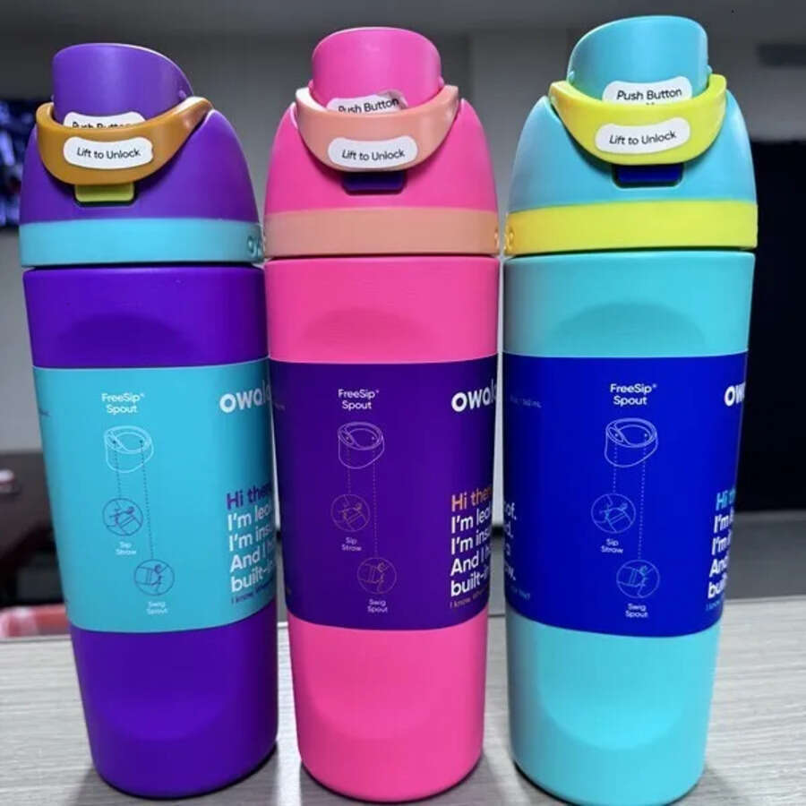 NEW 2024 OWALA Insulated Stainless Steel Water Bottle - Space Pot Vacuum Sealed Cup for Outdoor Sports dh910320090