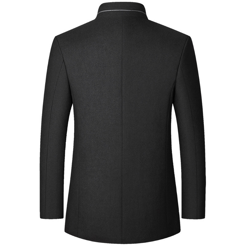 2024 Autumn/Winter New Designer's New Year Jacket Wool Stand Collar Wool Jacket Casual Men's Wear