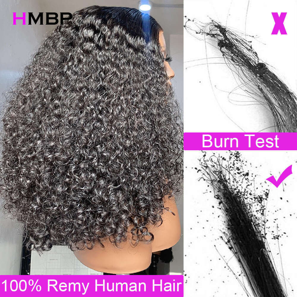 Glueless Wig Human Hair Ready To Wear Kinky Curly x HD Lace Frontal Pre Plucked With Baby Brazilian Wigs