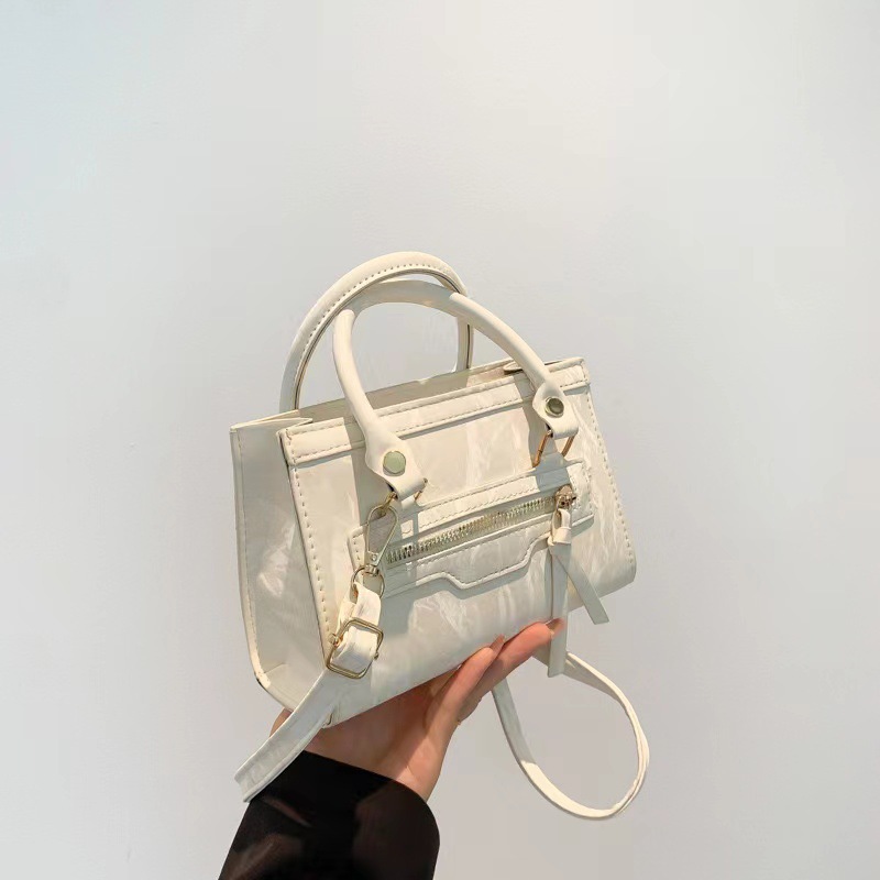 Elegant Totes Fashion Bag Autumn New Women's Fashion Retro Shoulder Bag Small Square Bag For Womens Pink Soft Leather Handbag