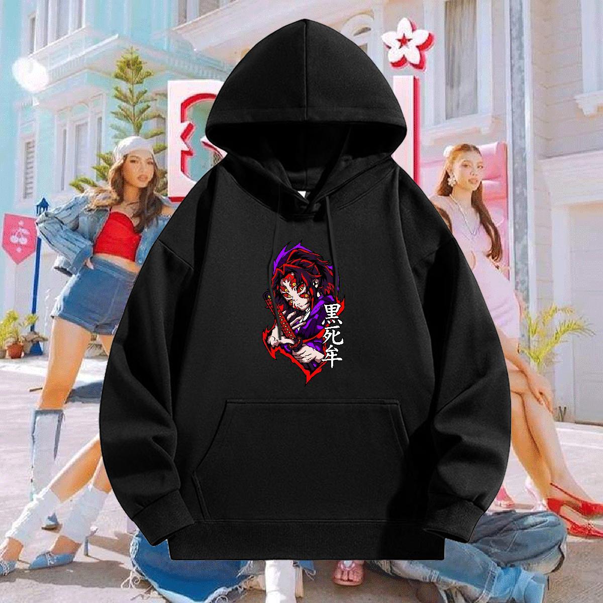 2024 Autumn Winter Men Sweatshirt hoodie Breathable Soft Hoodie Pullover Floral Print Clothings Hip Hop Street 350g Cotton
