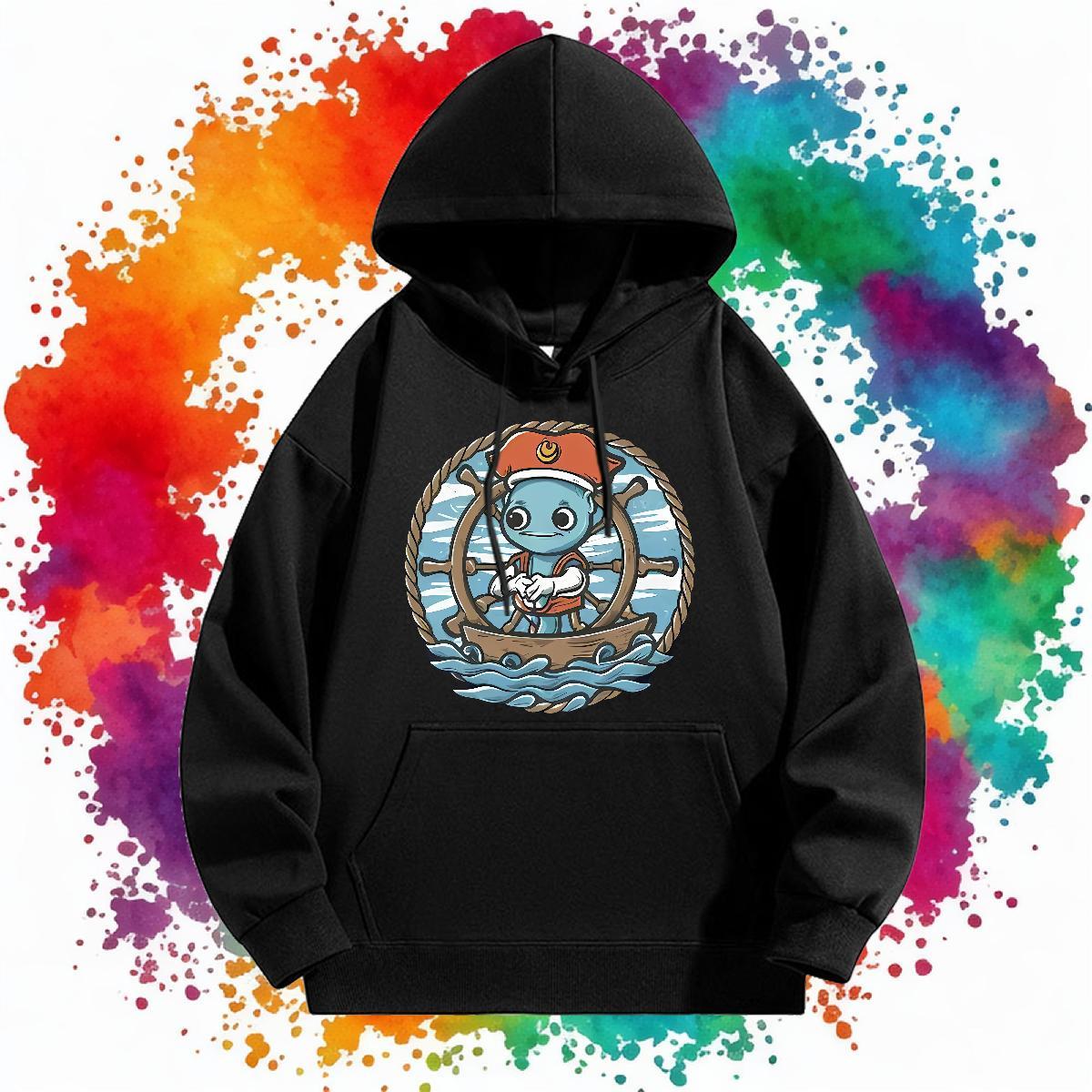 Fashion Design Men Sweatshirt hoodie Hooded Collar Breathable Cool Design Men Clothes Hoodie Anime Oversized US Size Top Pullover Hoodie Hip Hop Warm 