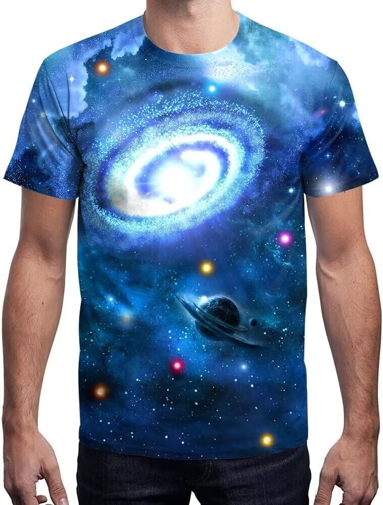 Mens T shirt Unisex 3D Colorful Print cool Graphic Tee Shirts for Men Women and Teens tee Casual tops summer clothes Trendy patterns