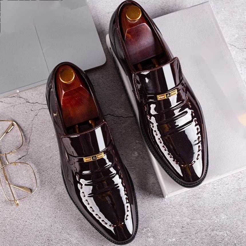 Men Dress Shoes Choose Leather Shoes Mens Breathable Korean Casual Shoes Business Formal Low Dressing Shoes 241009