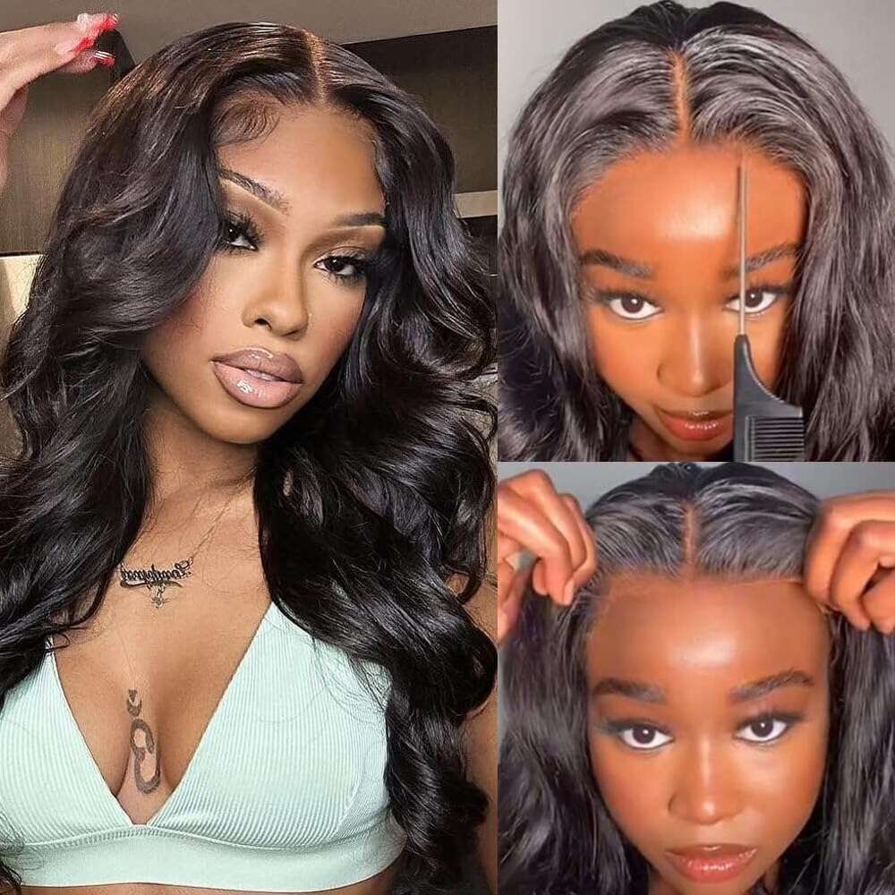 Body Wave Wear And Go Human Hair Wig Pre Plucked Ready To For Women Precut x Hd Lace Front Wigs On clearance Sale