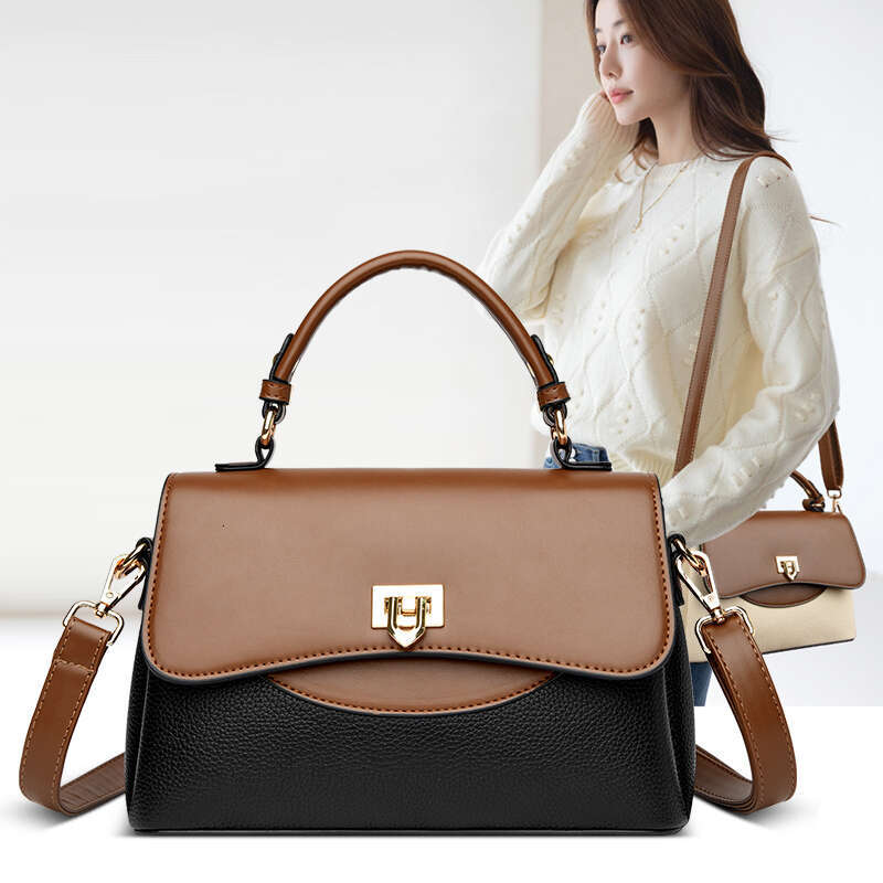 Capacity Large Multilayer Shoulder Messenger Bag High Quality Leather Handbag Women Designer Crossbody Sac Female Tote