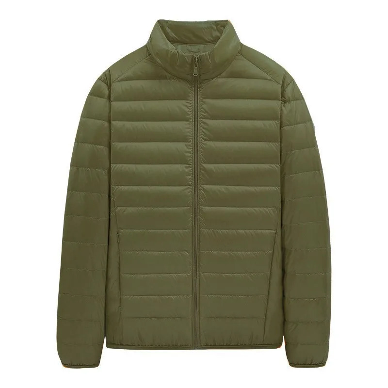 Autumn Winter Light Down Jacket Mens Fashion Hooded Short Ultrathin Lightweight Youth Slim Coat Jackets 2024 241024