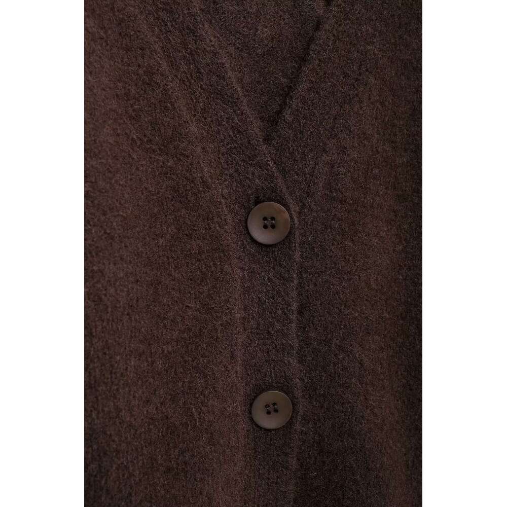 TRAFZA Women's Solid Slim Fit Cardigan Buttons V-Neck Spring Autumn New 2024 Fashion Casual Sweater