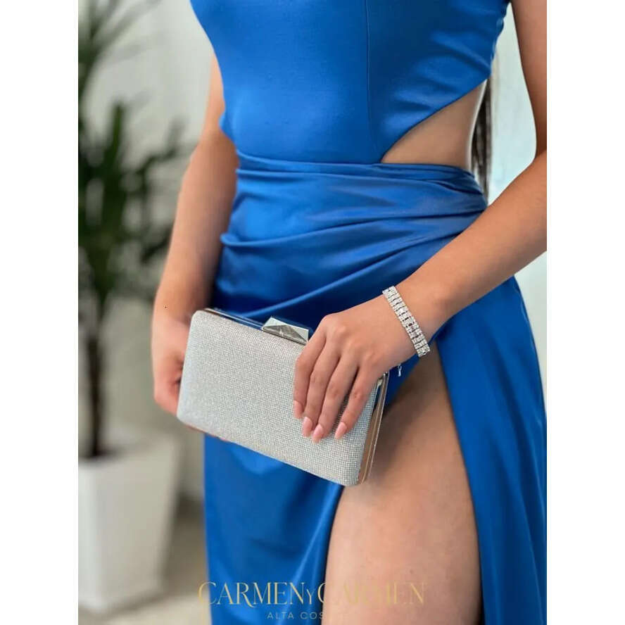 Sexy Blue Mermaid Prom Dress Split Cutaway Sides Formal Evening Elegant Pleats Party Dresses For Special Ocns Straps Promdress 0515