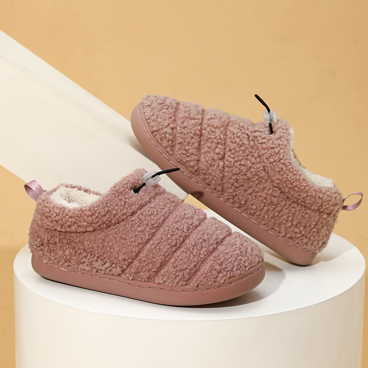 free shipping NEW hot neutral winter indoor felt with memory collar bag and home cotton slippers