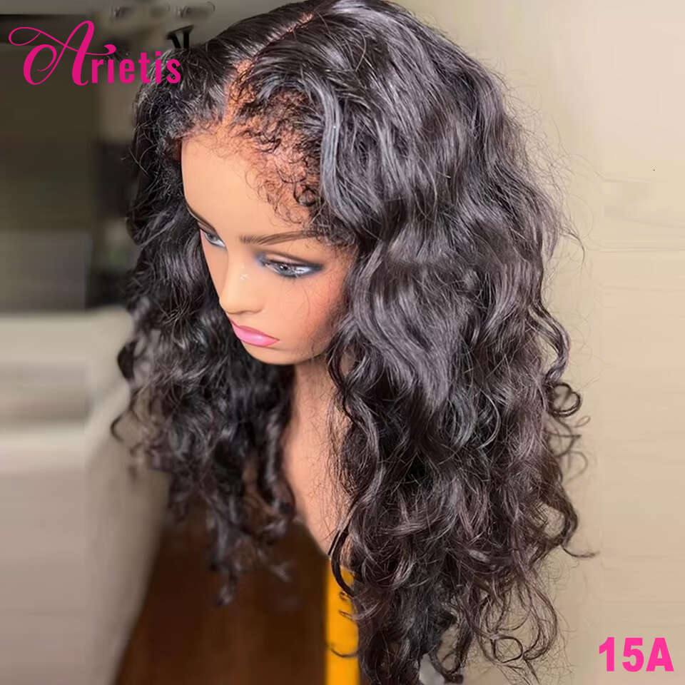 Wholesale x Natural Wave Lace Front Human Hair Wigs For Women c Edges Curly Baby Glueless Wig Virgin