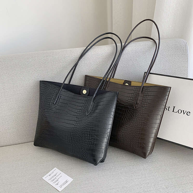 PU Large Leather Shoulder Bag for Women Trend Designer Female Fashion Handbags Purses Tote Bags s