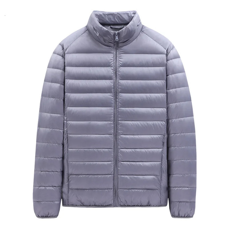 Autumn Winter Light Down Jacket Mens Fashion Hooded Short Ultrathin Lightweight Youth Slim Coat Jackets 2024 241024