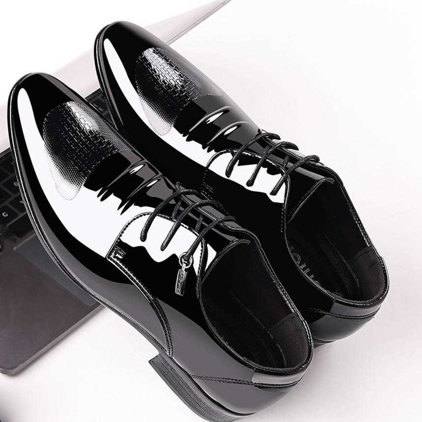 Men Dress Shoes Mens Business Leather Shoes Autumn Mens New Pointed Low Formal Matching Clutch Dressing Shoes 241009