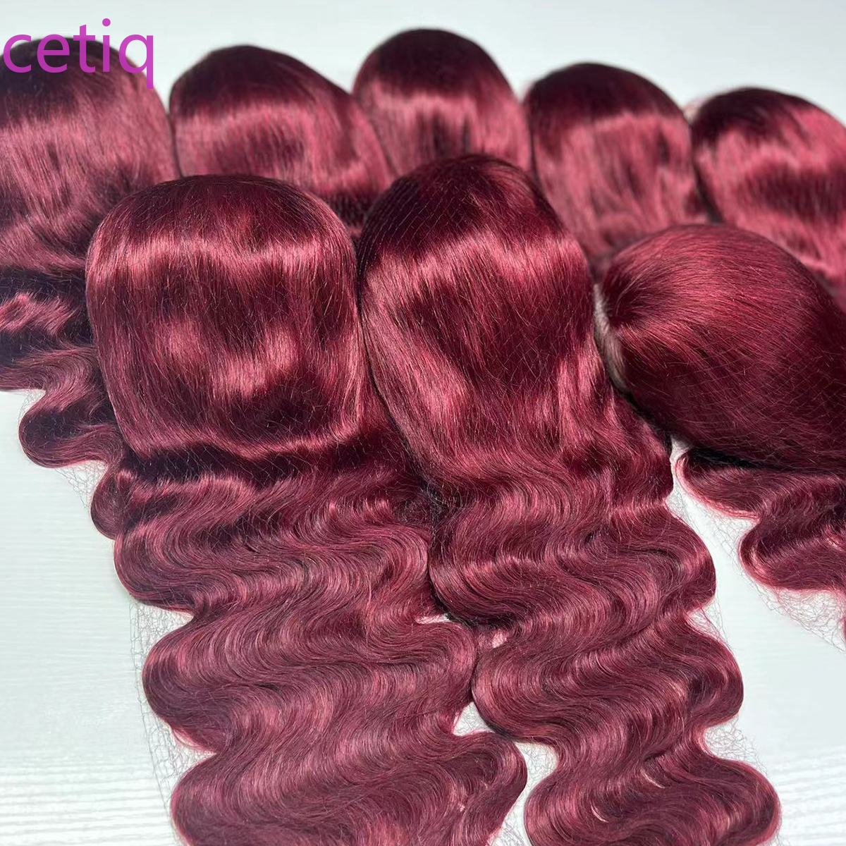 Straight 360 Wig remy 99J Bury Pre-Plucked 13x4 Colored Lace Front red Human Hair Wigs