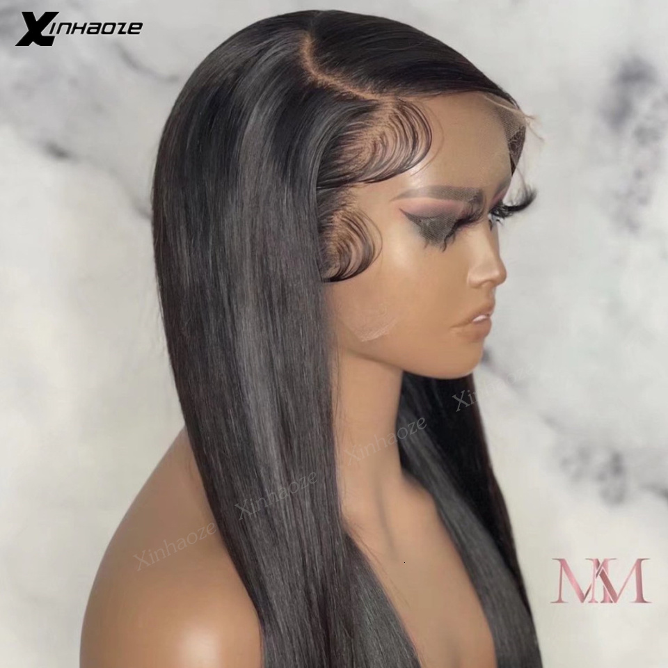 Side Part 4x4 Scalp Cap HD Wig Straight Silk Base 13x6 Lace Front Human Wigs Pre Plucked Brazilian Remy Hair