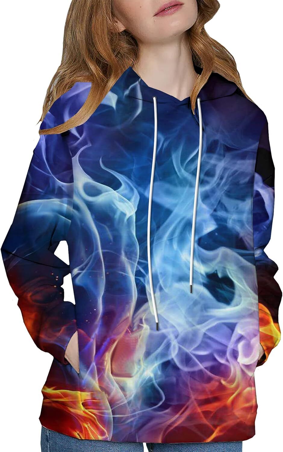 Hoodie for Mens Unisex 3D Printed Hoodies Graphic Pullover Hooded Sweatshirt for Men Women Graphic Trendy