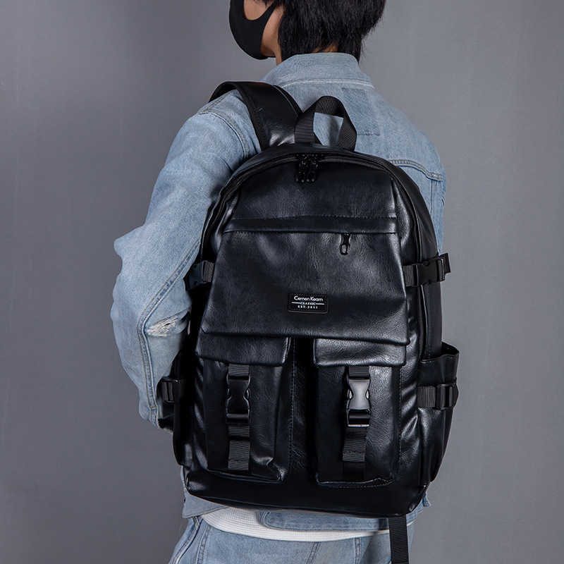 college high school student backpack, simple casual, men's travel backpack, large capacity backpack batch 241015