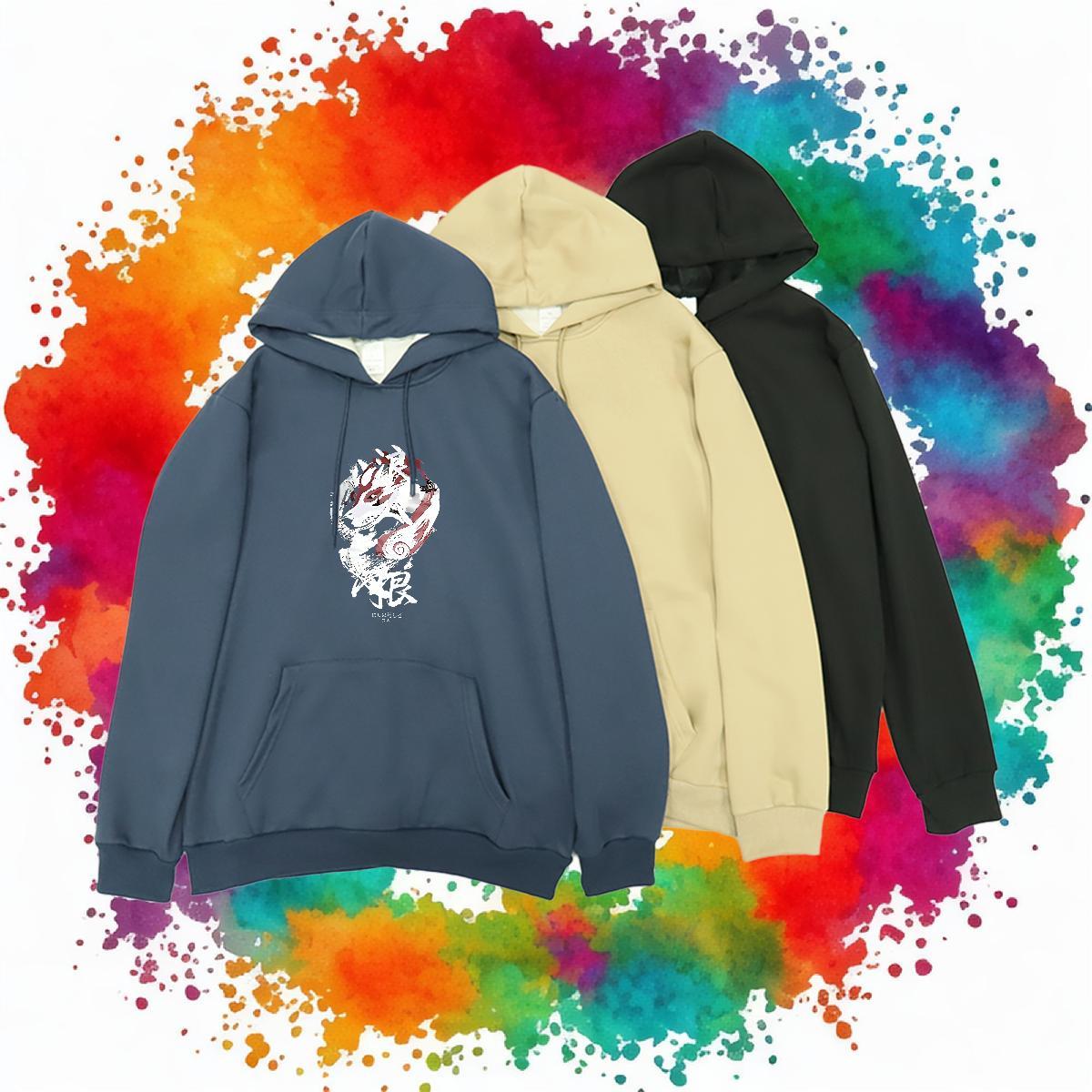 DIY Hoodie for Women Tops Pullover Hoodie Unisex Women Hoodie Oversized 2XL 3XL Warm Fleece Drawstring Long Sleeve Street