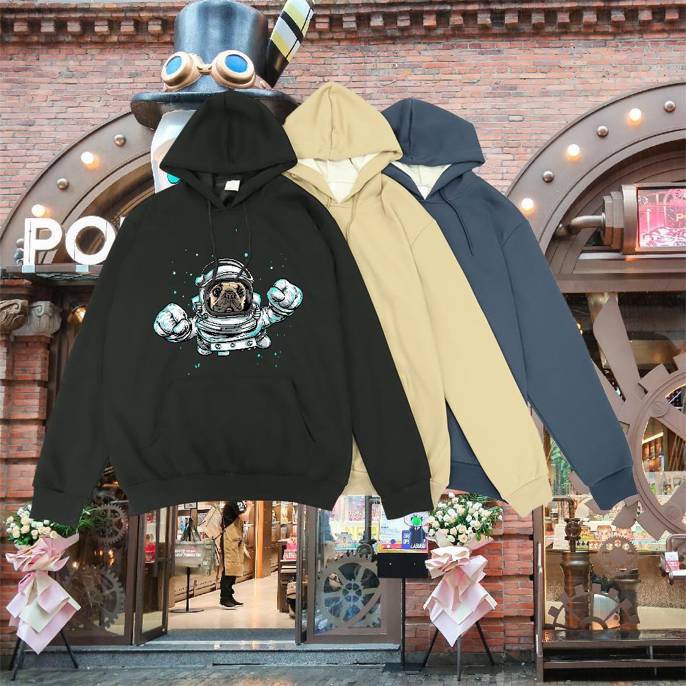 2024 New Mens Hoodie Sweatshirt Breathable Hooded Collar TOP Quality Couples Hoodie DIY Printed Hoody Casual Velvet Thick