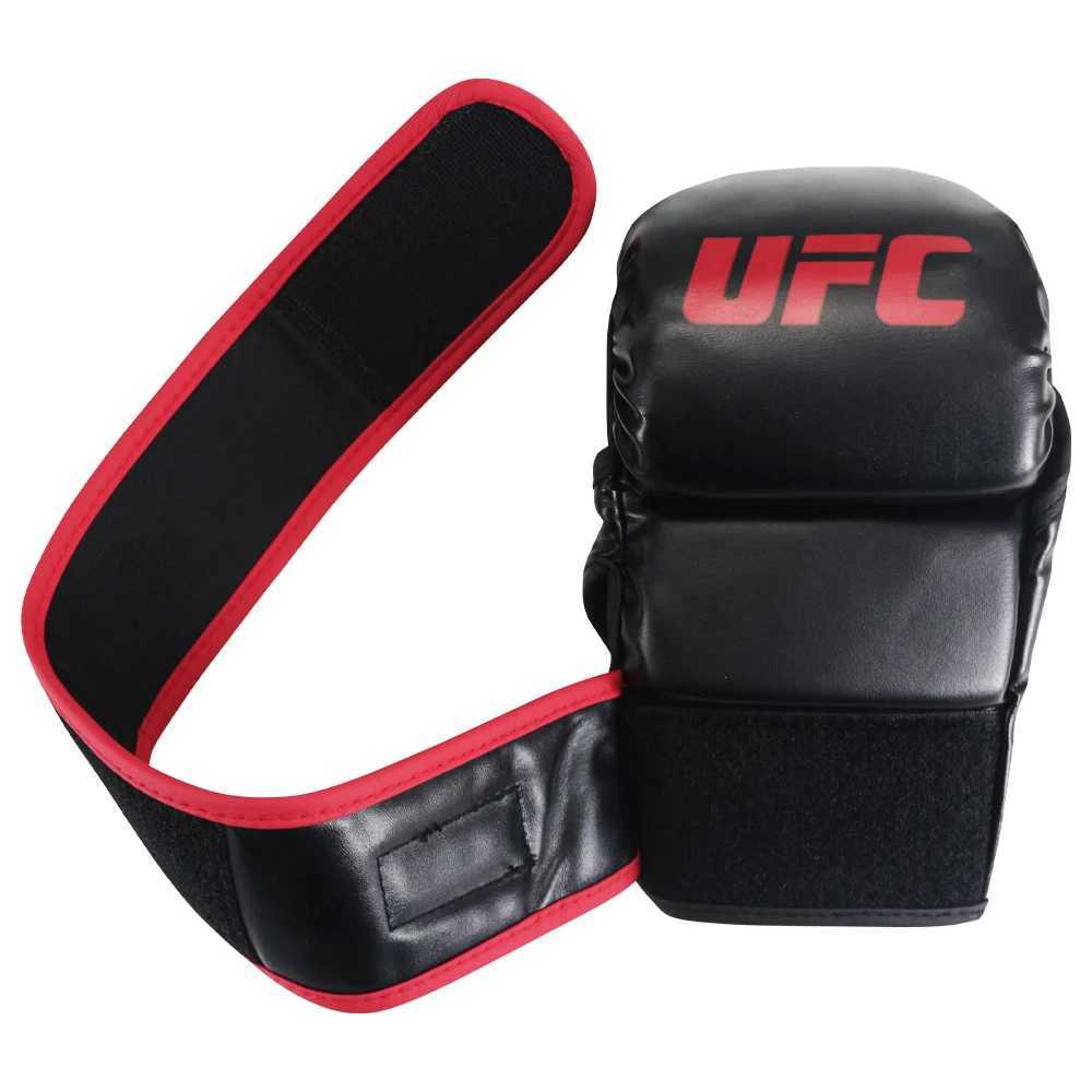 MMA fight Black training Boxing gloves MMA Tiger Muay Thai gloves muay thai boxing fight glove Sanda pads box mma boxers glovesXJ241028