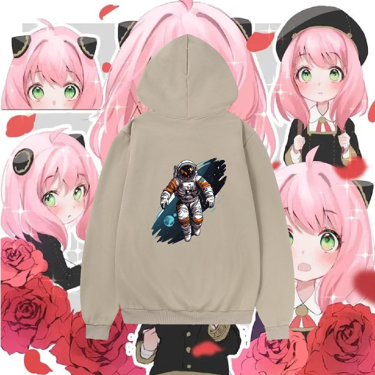 New Arrival Women Hoodie Floral Print Unisex Couples Hoodie Hoody Velvet Thick Hooded Collar Long Sleeves Street wear Hip Hop