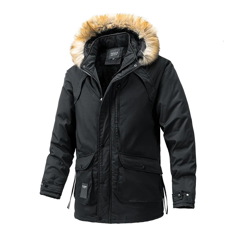 High Quality Male Casual Jackets Winter Outdoor Long Coats Men Hooded Down Overcoats Warm ParkasSize 4XL 241024