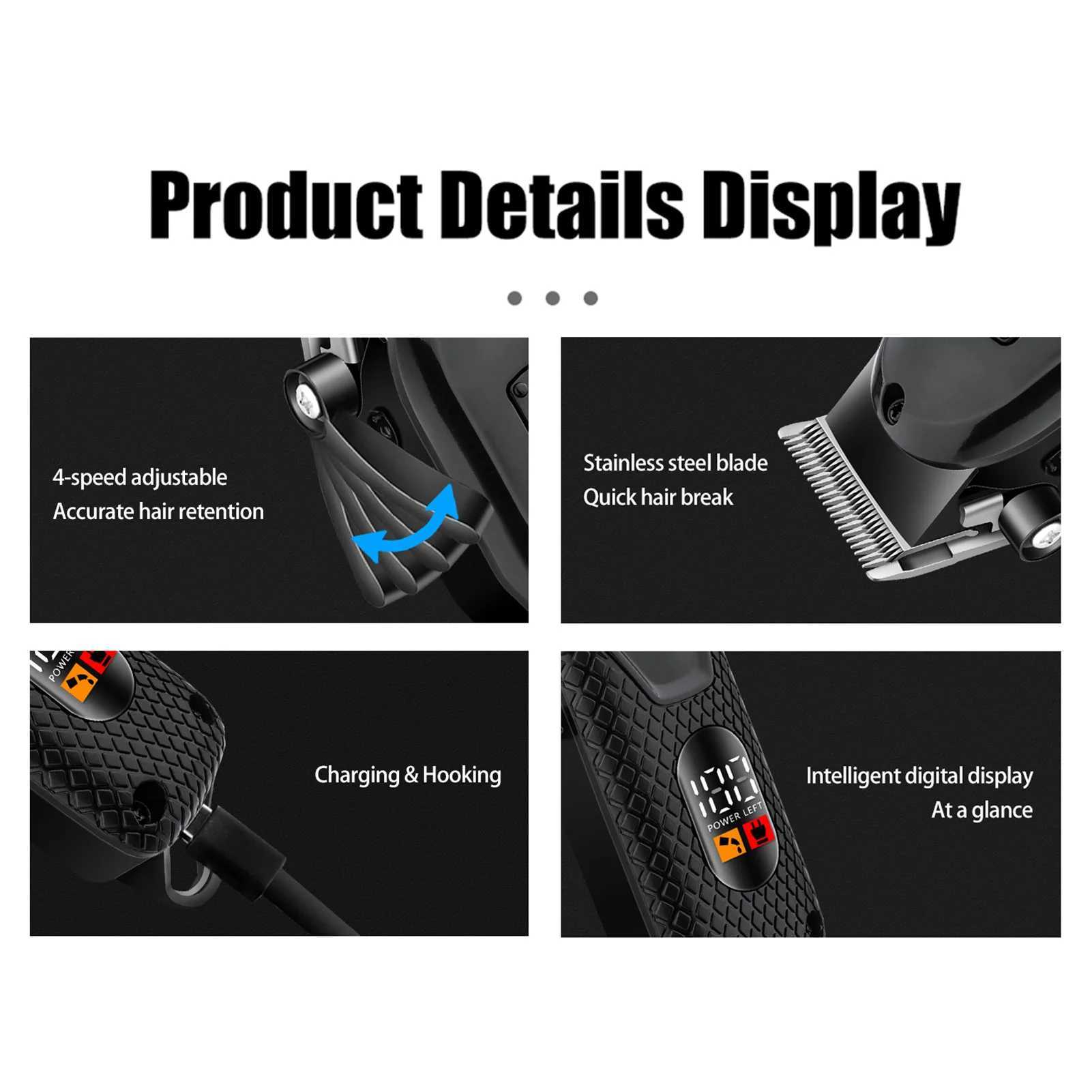HIENA Electric HYN-228 Professional Salon Cordless Hair Clipper W241028 C260312