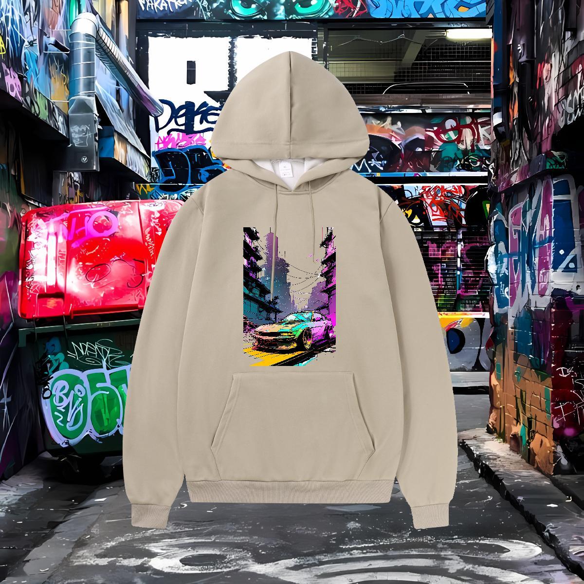 Fashion Design Womens Hoodie Pullover Hoodie Loose Women Tops Hoodie DIY Logo Oversized Warm Fleece Breathable Drawstring Sport 9c4