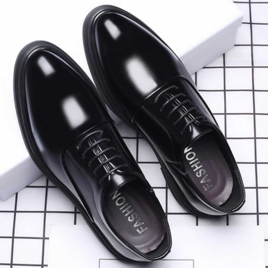 Men Dress Shoes Multi Style Leather Shoes Mens Casual Shoes Business Dress Shoes Pointed Lace Up Wedding Dressing Shoes 241009