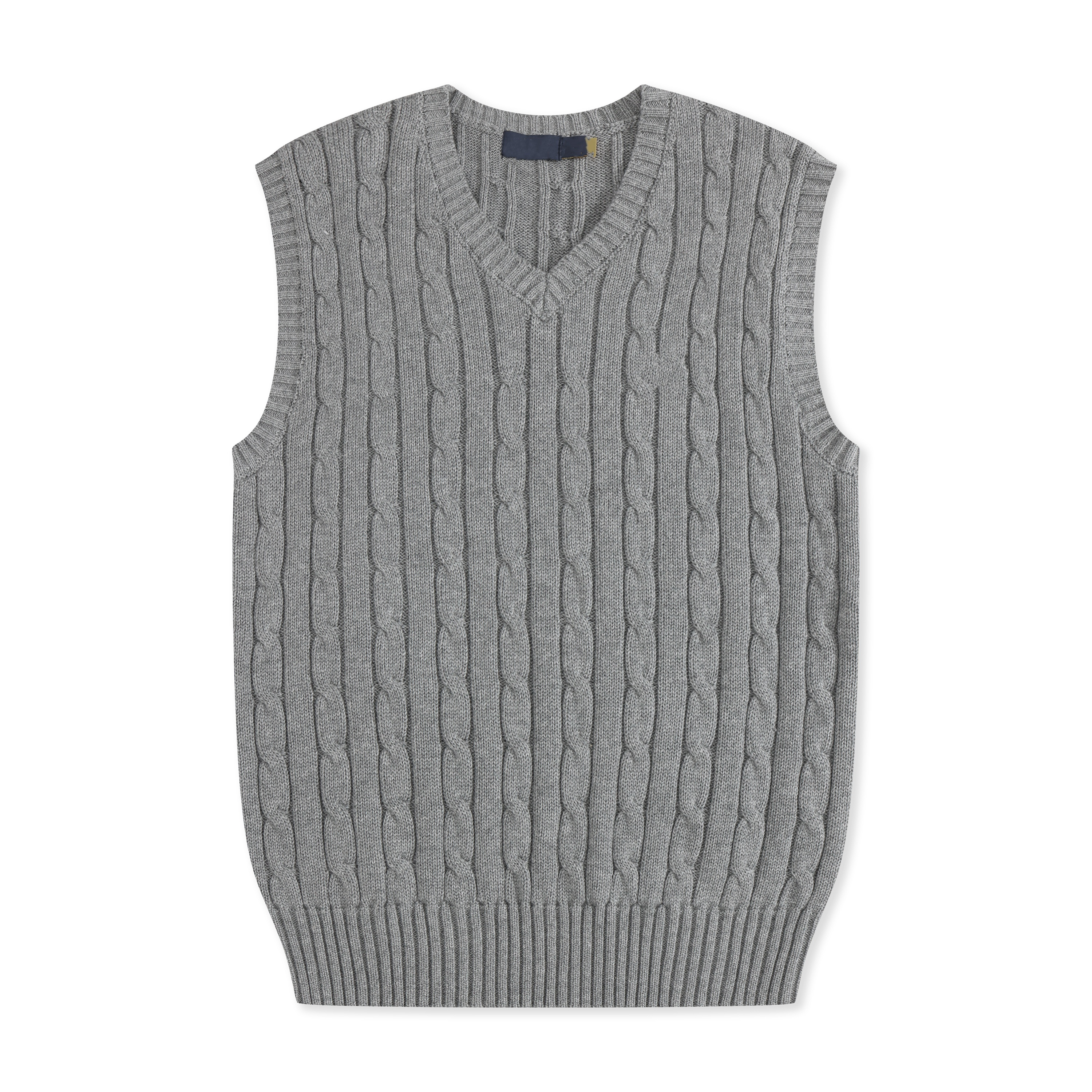 Casual crew-neck autumn sweater vest men autumn and winter design sense of new fashion brand loose matching outside wear