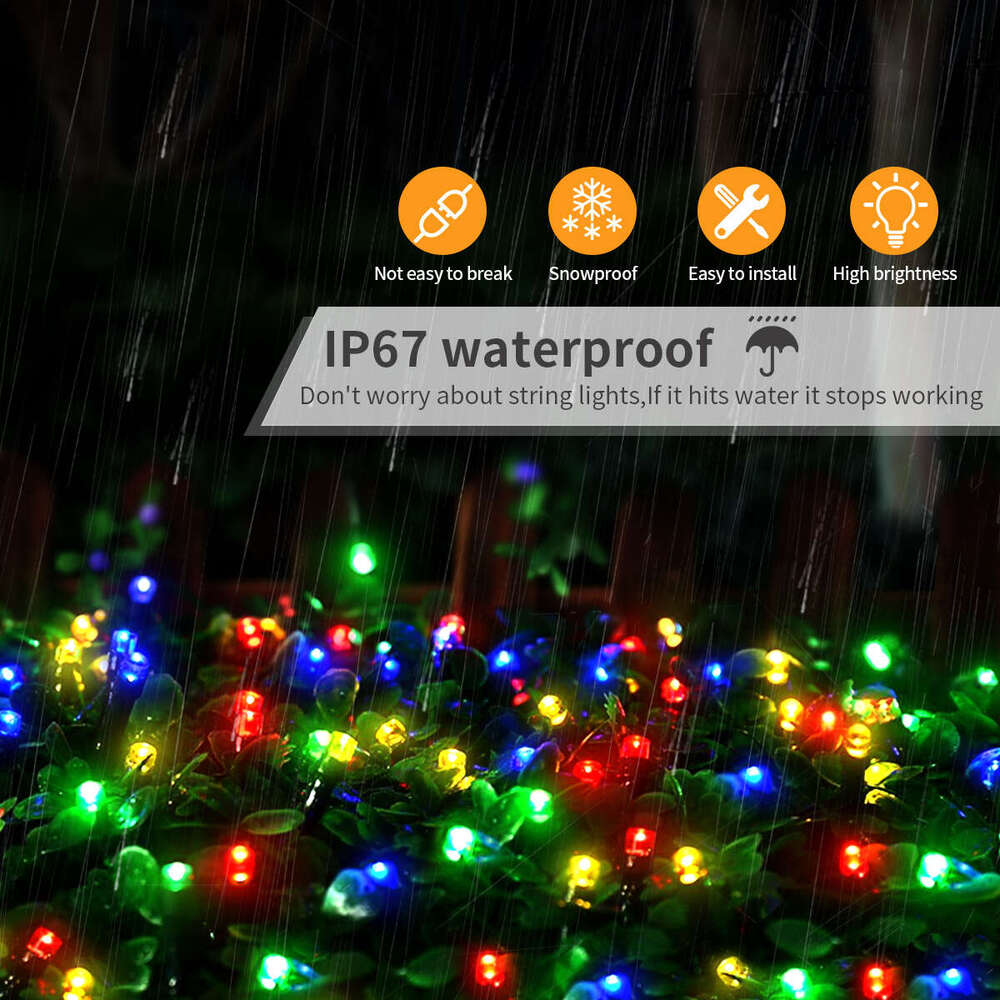 50M 100M 24V LED Christmas Lights Fairy Garland String Light Waterproof For Outdoor Garden Home Holiday New Year Party Decor 762