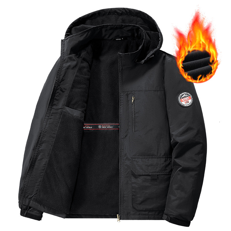 2024 new designer winter men's coat autumn and winter new plus size fashion brand and plush thick coat