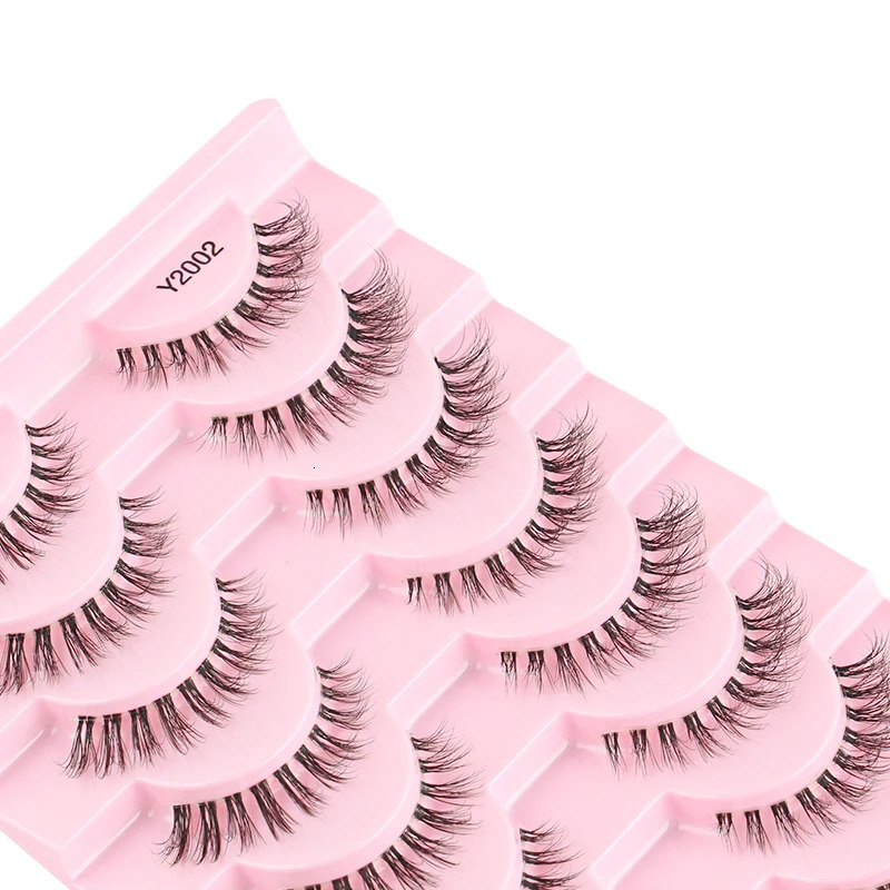 310 Pairs 3D Mink Lashes Half Eyelashes Natural Soft Eyelash Dramatic False Eyelashes Fluffy Volume Faux Cils Makeup Tools 241028
