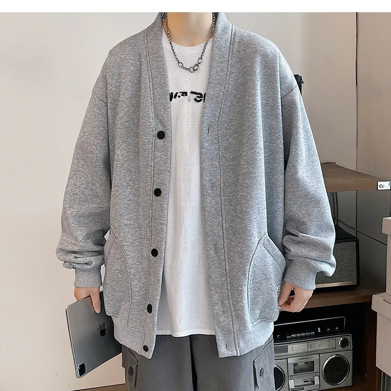 2023 Fashion Cardigan Mens Knit Winter Coats Business Casual Jackets Male Tops Man Coat Size M5Xl Knitwear 2 Colors 241024