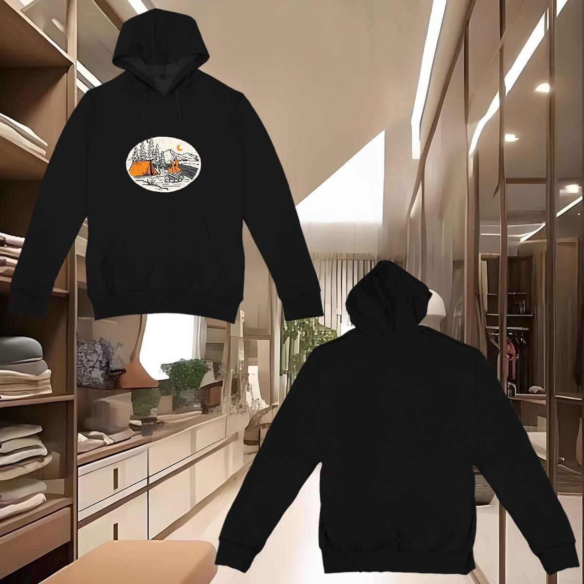 New Women's Hoodie Wear Female Couples Hoodie Anime Print Thick Fleece Breathable Soft Anime Printing Street