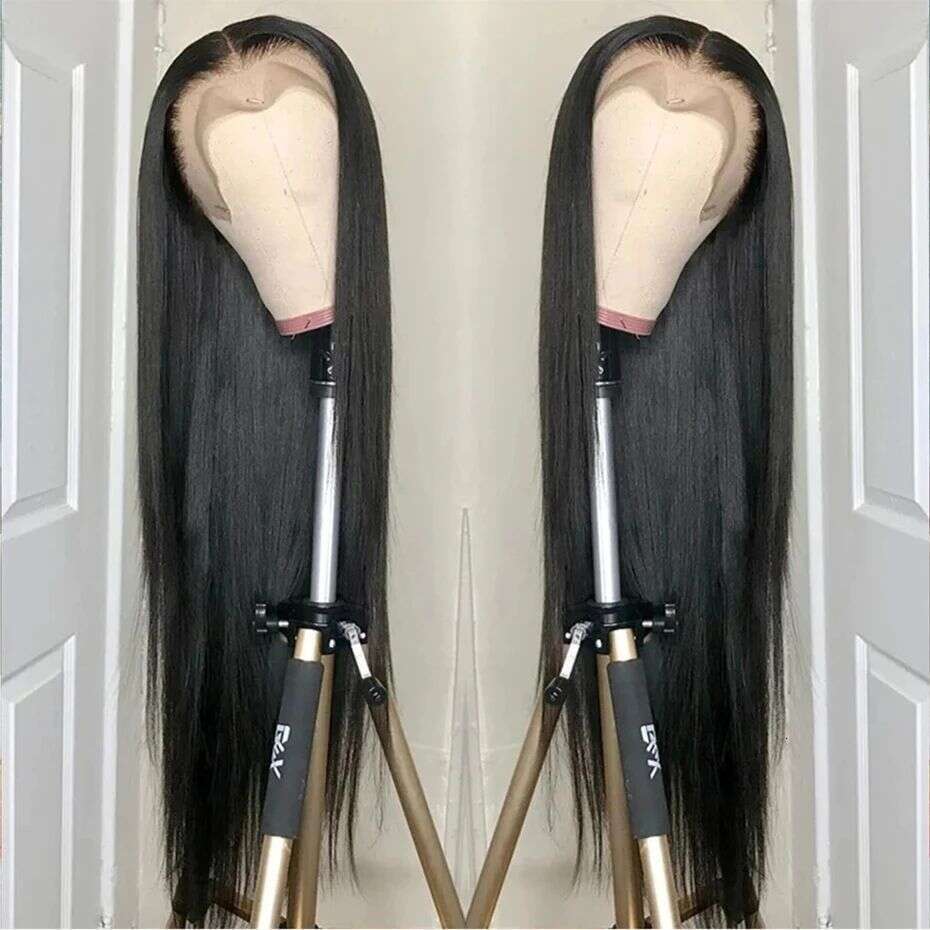 Full HD Lace Frontal Wig Bone Straight Inch x Transparent Front Wigs Human Hair Closure MYLOCKME